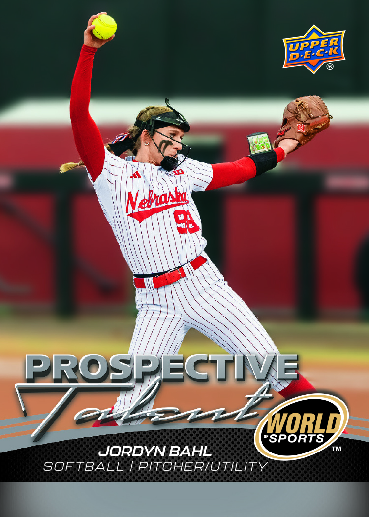 Prospective Talent Base Card of Jordyn Bahl in Upper Deck World of Sports Vol.2