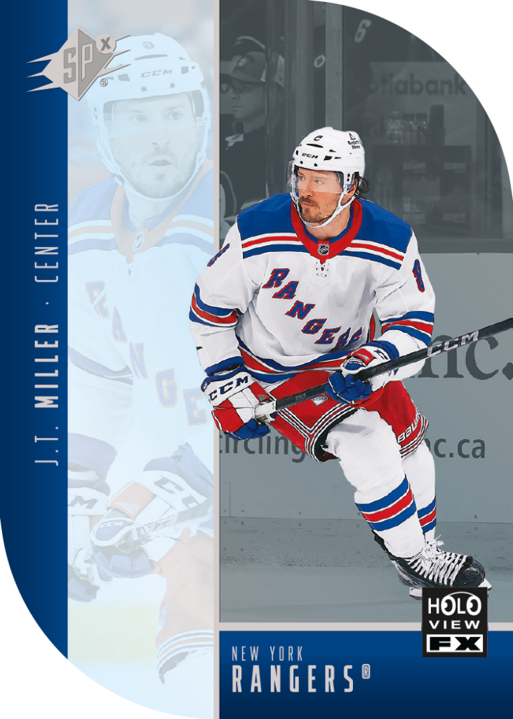 Holoview F/X Card featuring J.T. Miller in 2025-26 SPx Hockey