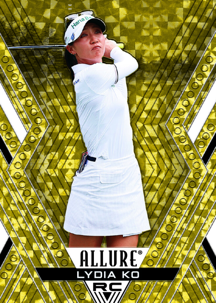 Base Set Golden Treasures Card featuring Lydia Ko in 2026 Allure Golf