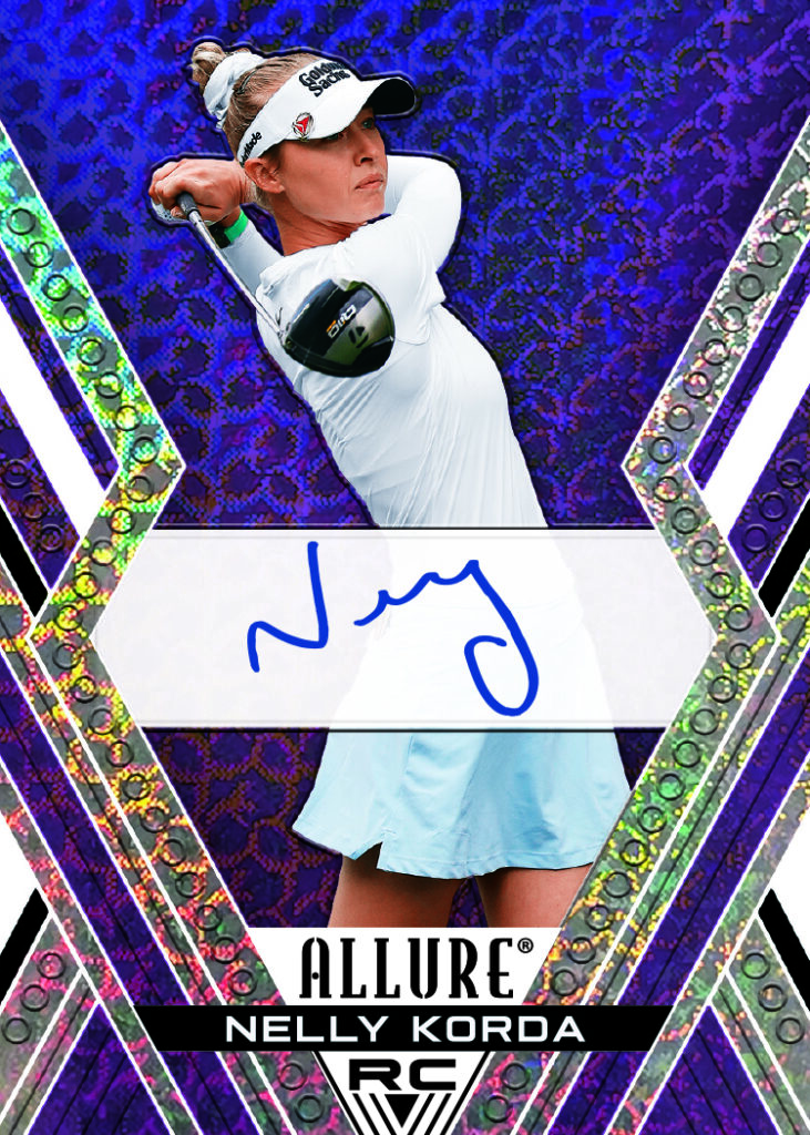 Base Set Purple Diamond Autograph Card featuring Nelly Korda in 2026 Allure Golf