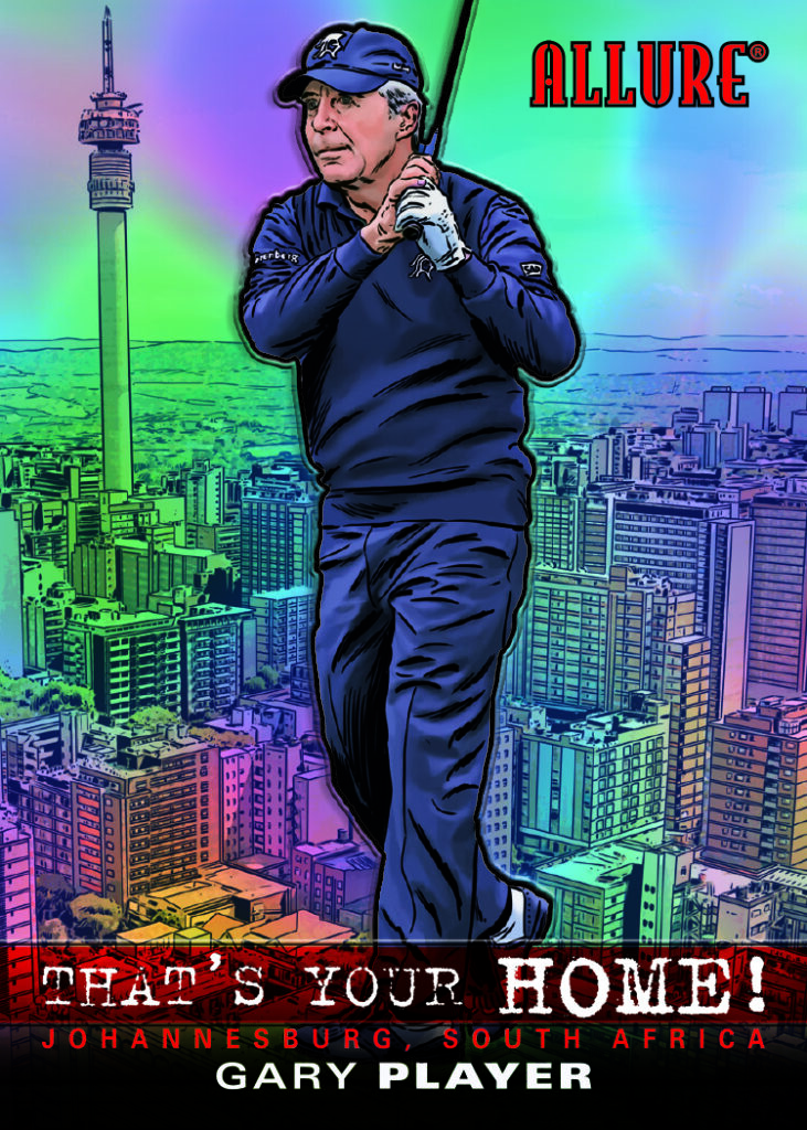 That's Your HOME! Card featuring Gary Player in 2026 Allure Golf