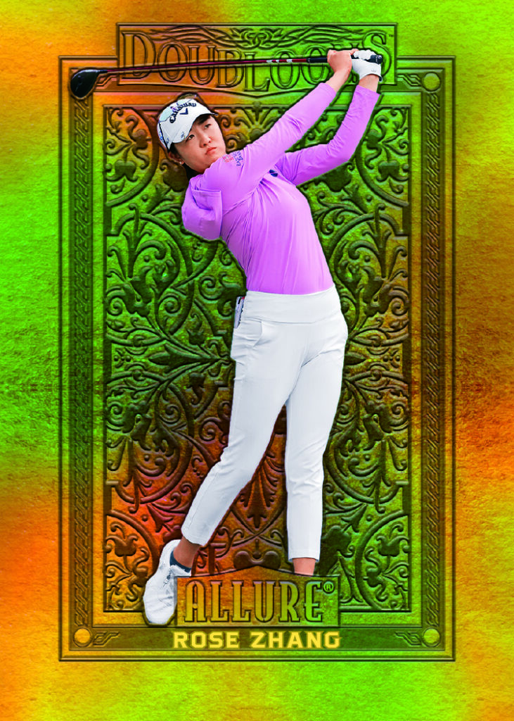Doubloons Card featuring Rose Zhang in 2026 Allure Golf