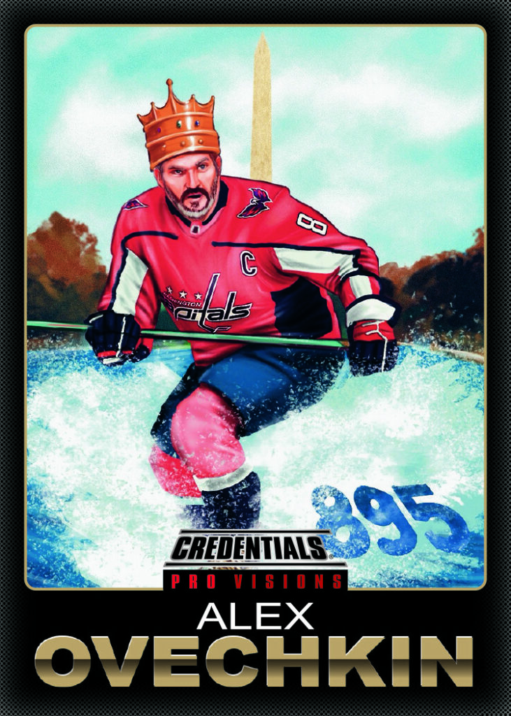 Pro Visions Card featuring Alex Ovechkin in 2025-26 Credentials Hockey