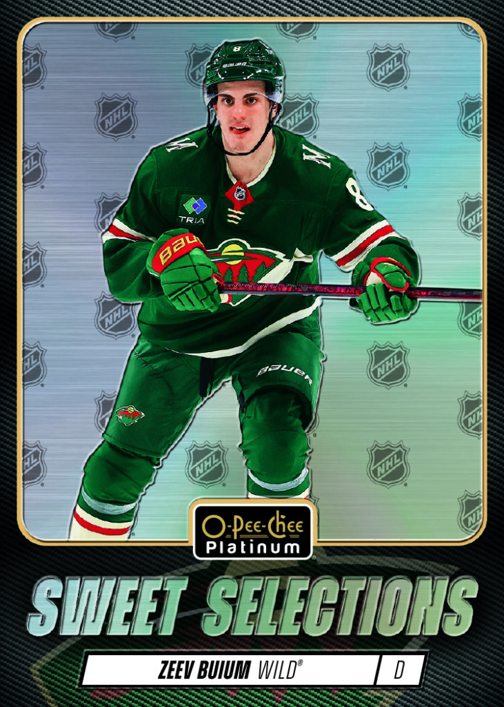 Sweet Selections Card featuring Zeev Buium in 2025-26 O-Pee-Chee Platinum