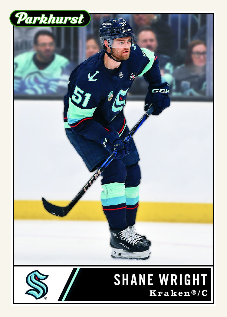 Base Set Card featuring Shane Wright in 2025-26 Parkhurst Hockey