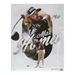 Max Homa Autographed “Max Force” 11x14