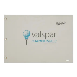 Victor Hovland 2025 Valspar Championship signed pin flag