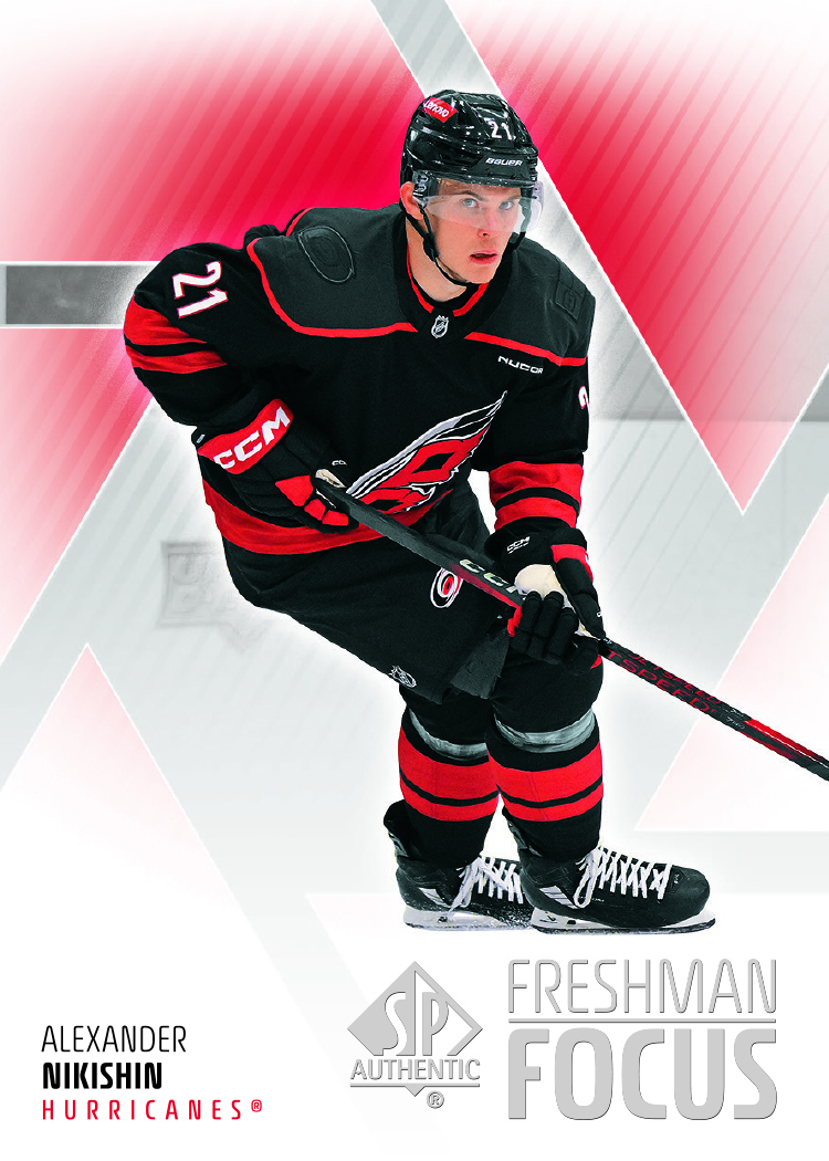 Freshman Focus Card featuring Alexander Nikishin in 2025-26 SP Authentic Hockey