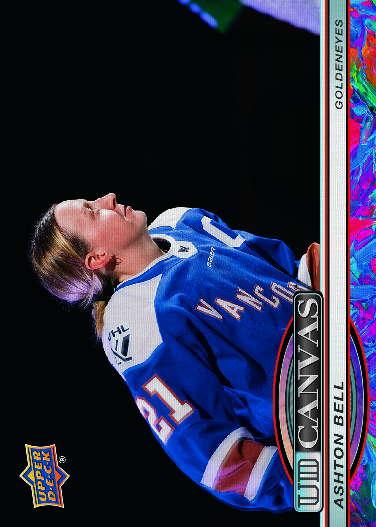 UD Canvas Card featuring Ashton Bell in 2026 UD PWHL Hockey