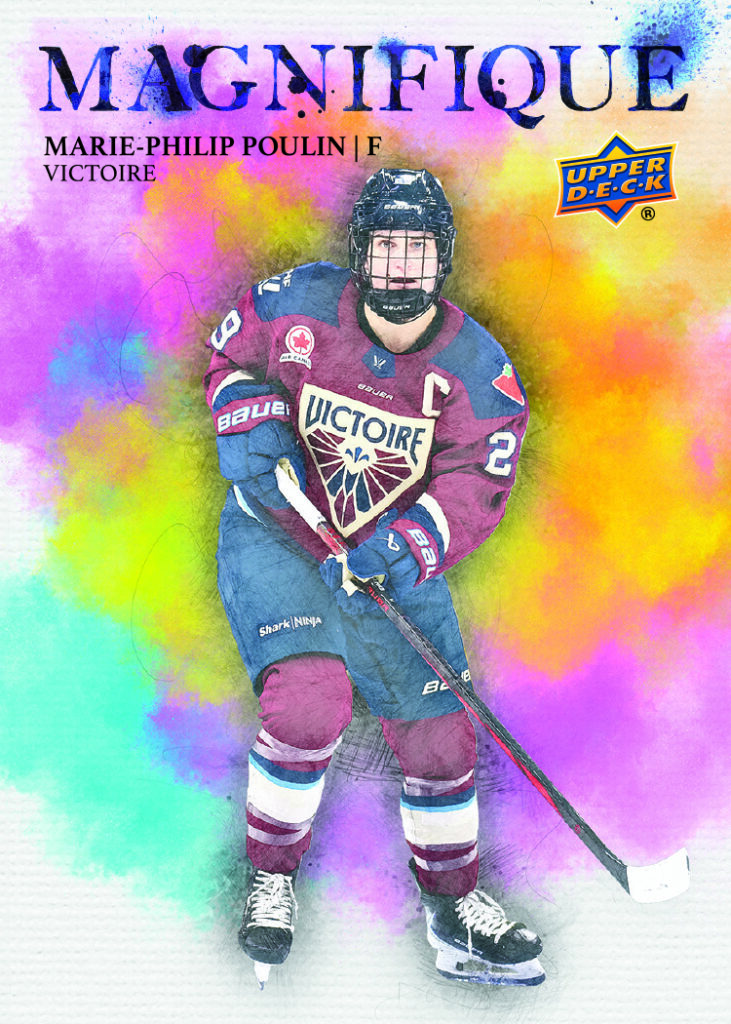 Magnifique Card featuring Marie-Philip Poulin in 2026 UD PWHL Hockey