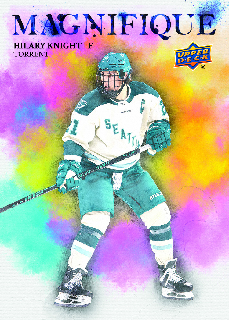 Magnifique Card featuring Hilary Knight in 2026 UD PWHL Hockey