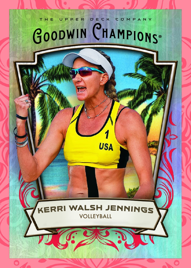 Base Set Red Rainbow Card featuring Kerri Walsh Jennings in 2026 Goodwin Champions