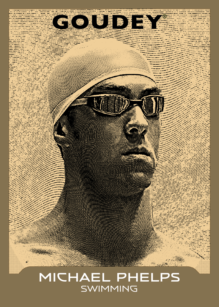 Goudey Card featuring Michael Phelps in 2026 Goodwin Champions