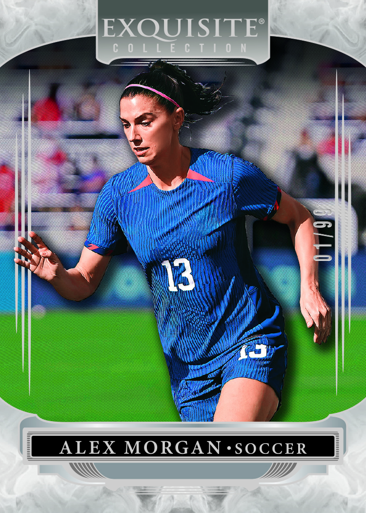 Exquisitie Collection Base Card featuring Alex Morgan in 2026 Goodwin Champions
