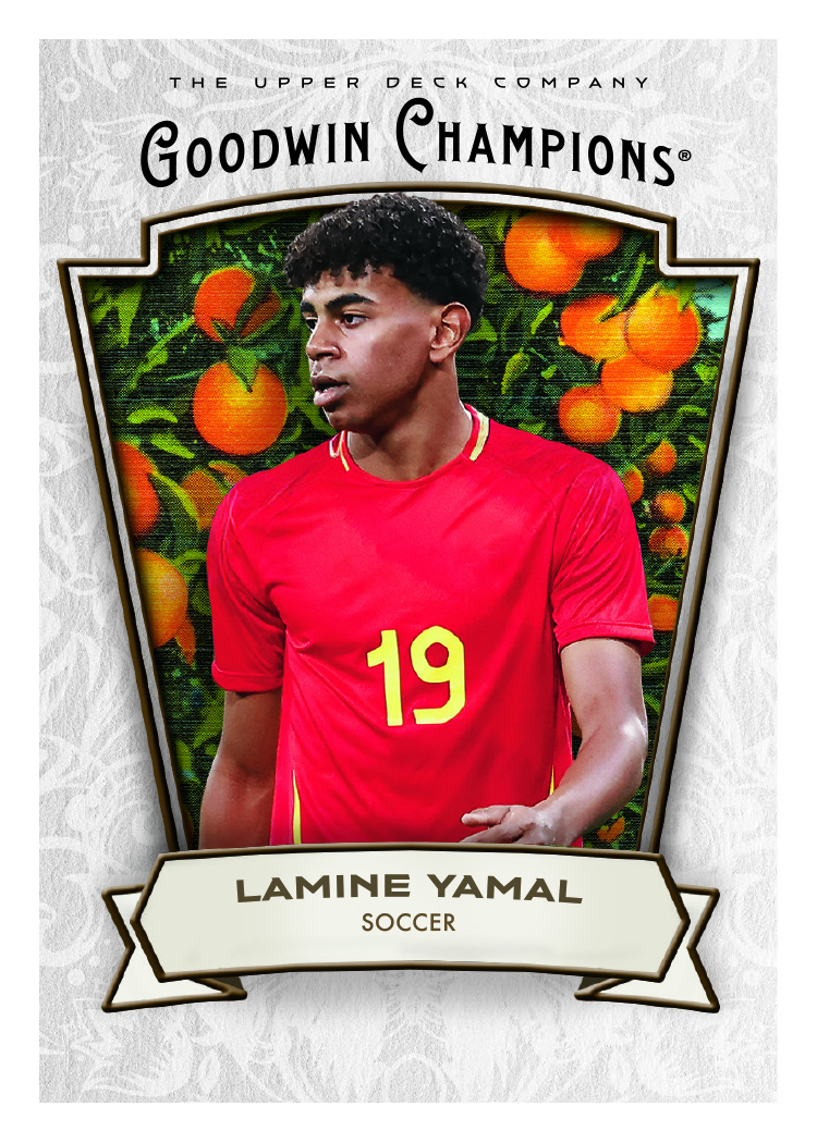 90's Art Frame Variant Card featuring Lamine Yamal in 2026 Goodwin Champions