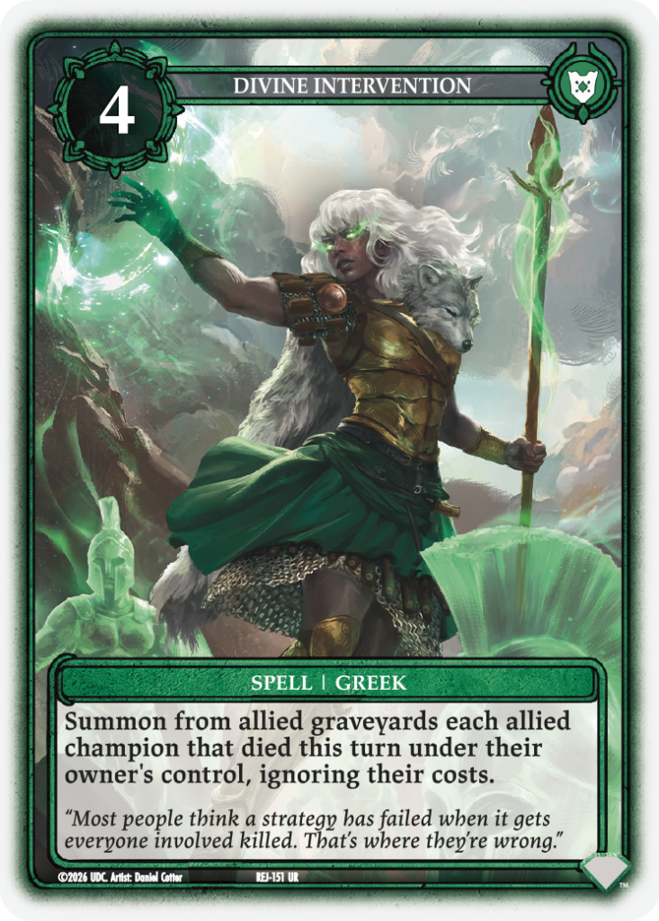 Rush of Ikorr Epic Journey Divine Intervention Card