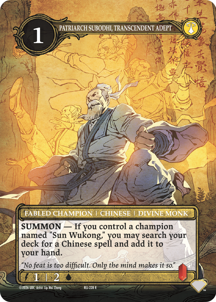 Patriarch Subodhi, Transcendent Adept