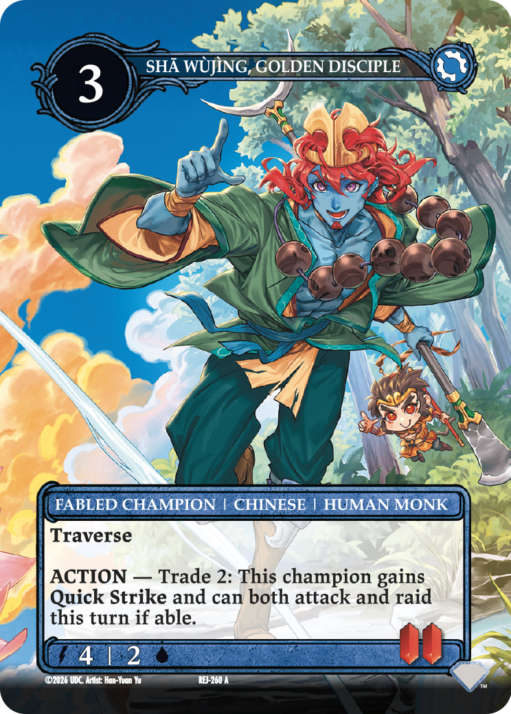 Sha Wujing, Golden Disciple