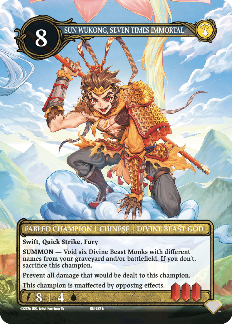 Sun Wukong, Seven Times Immortal