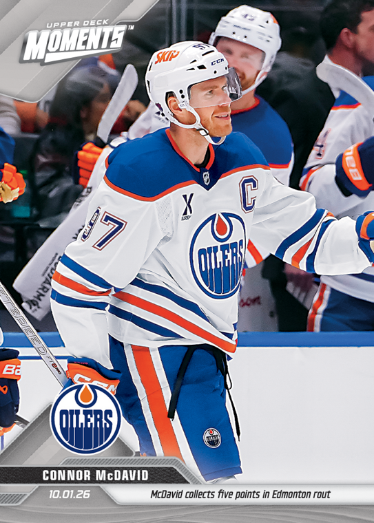 Upper Deck Moments Base parallel card